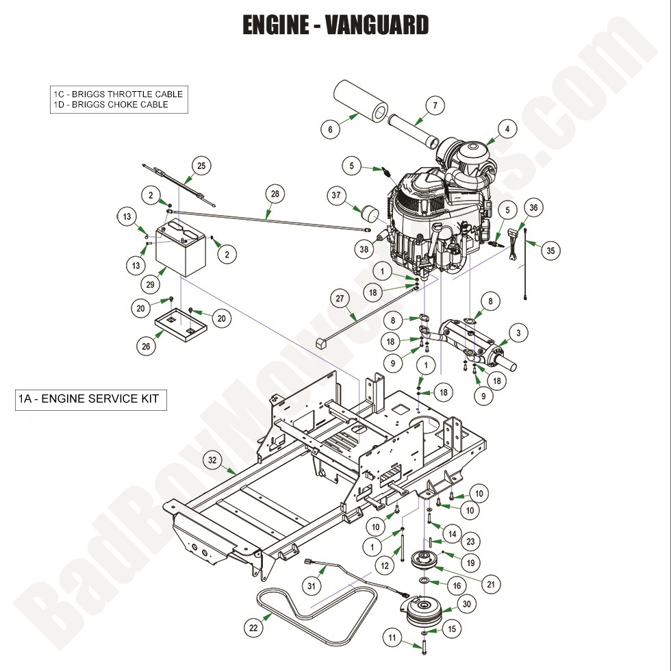 2024 Maverick HD - Engine - Vanguard EFI
